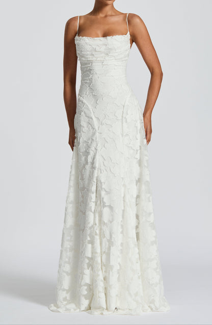 Ariana Maxi Dress – Ivory