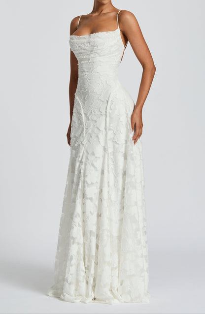 Ariana Maxi Dress – Ivory