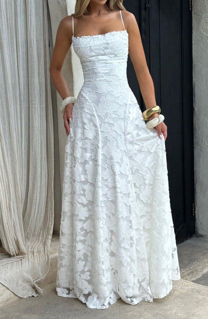 Ariana Maxi Dress – Ivory
