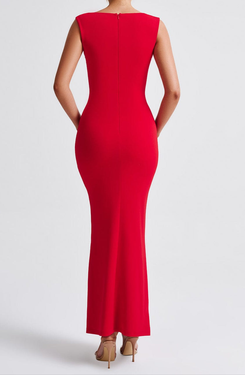 Adelina Maxi Dress - Red 
