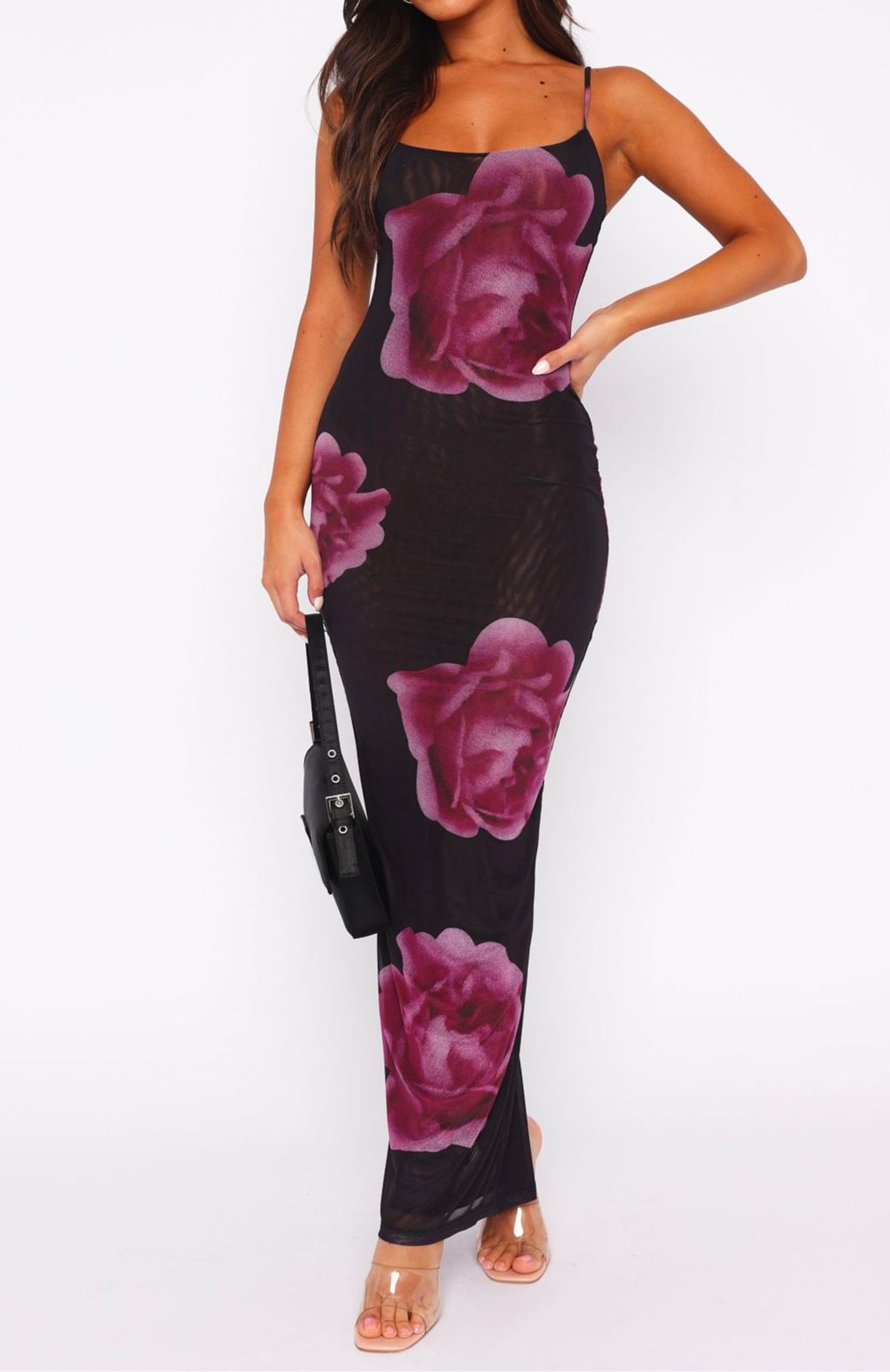 Amira Maxi Dress Midnight Peony