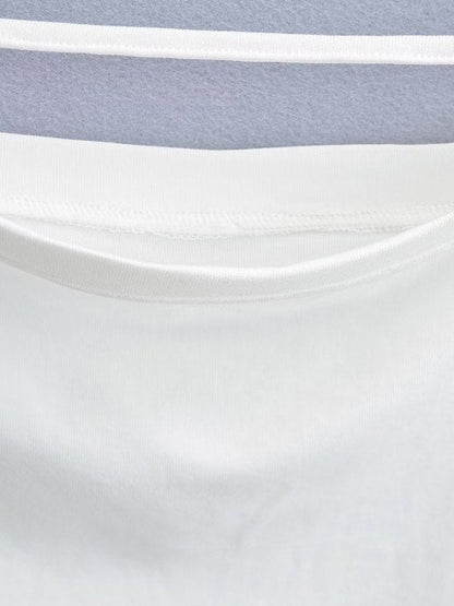 Unifarbenes Y2k Cami Top mit Auslassungen im Crop Style