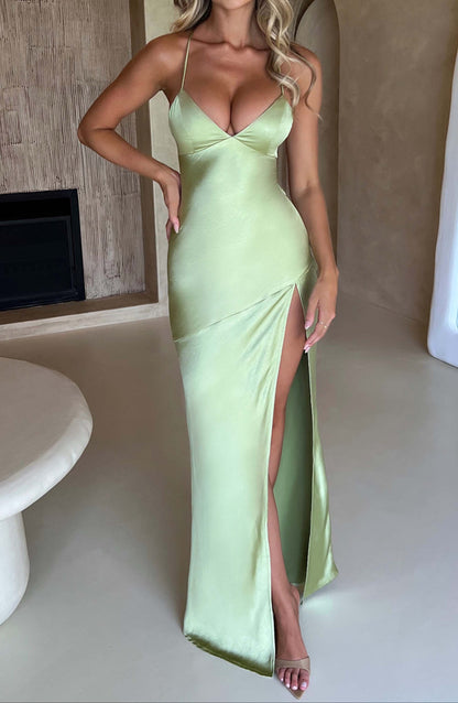 Giovanna Maxi Dress – Sage Green
