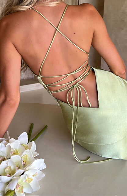 Giovanna Maxi Dress – Sage Green