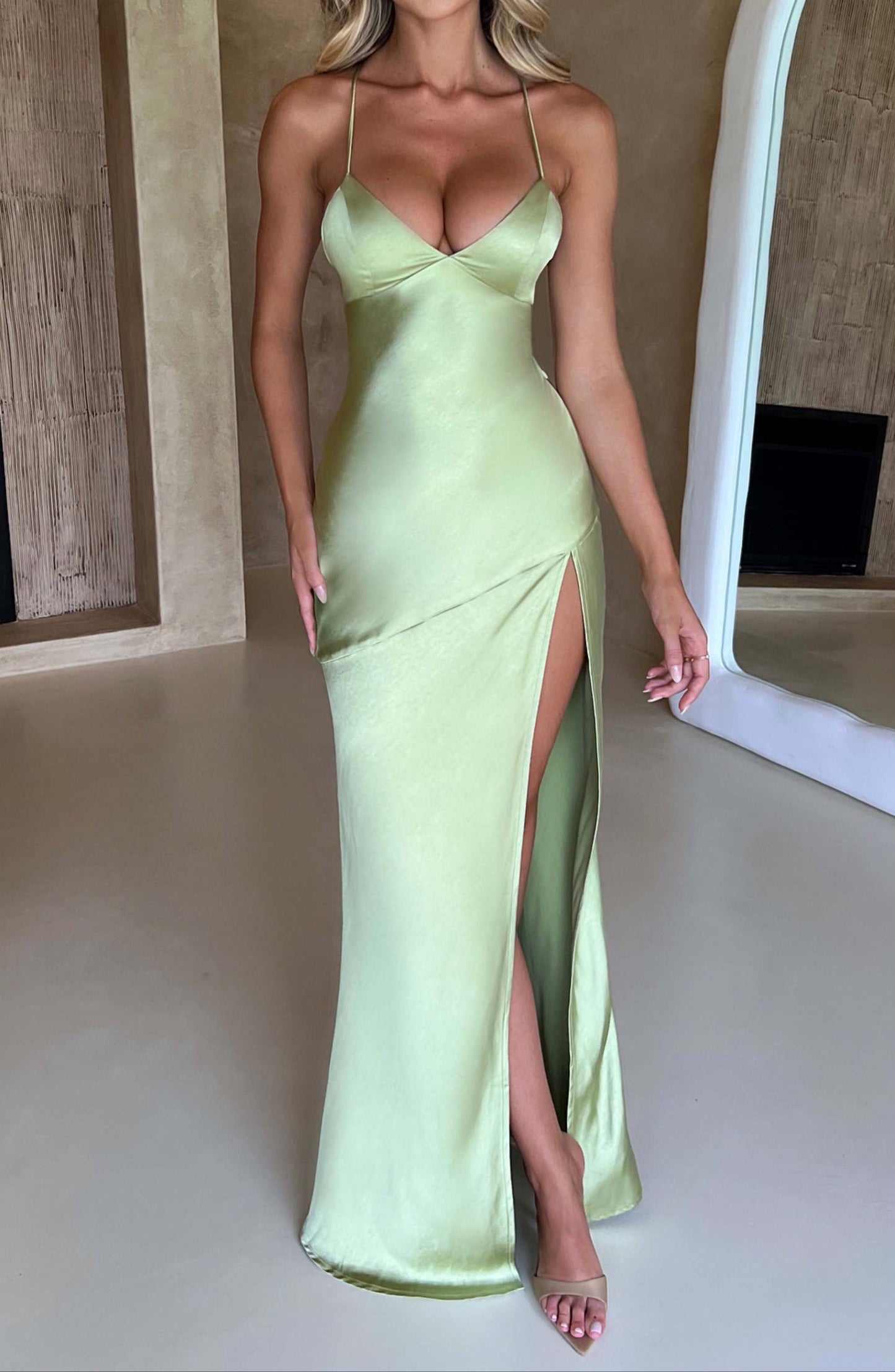 Giovanna Maxi Dress – Sage Green