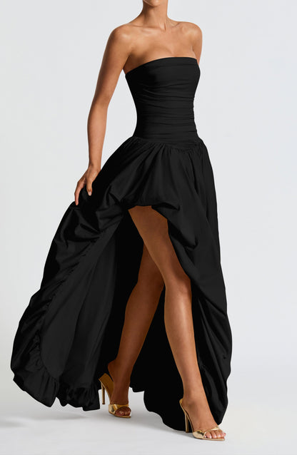 Serafina Maxikleid – Schwarz
