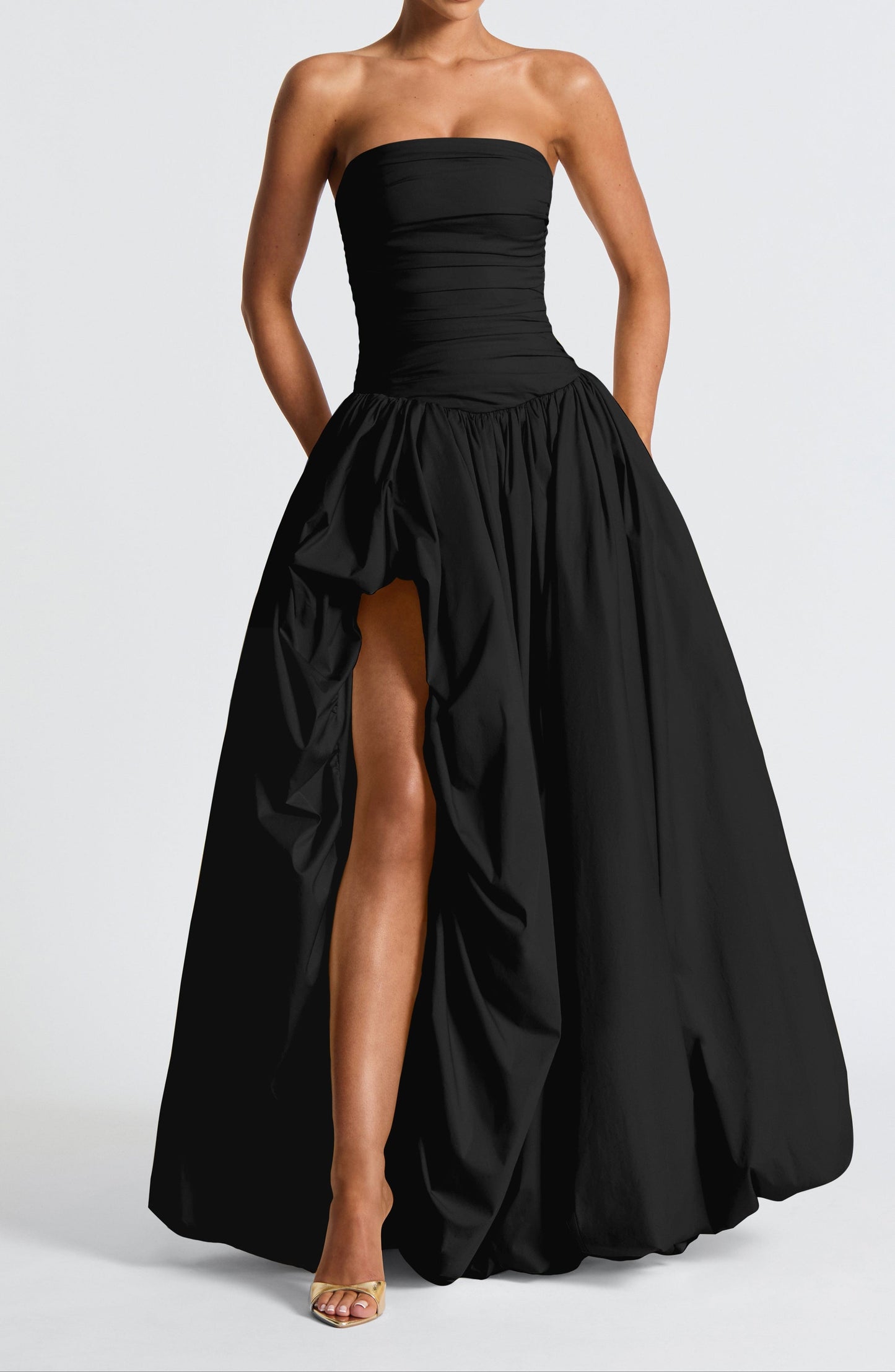 Serafina Maxikleid – Schwarz