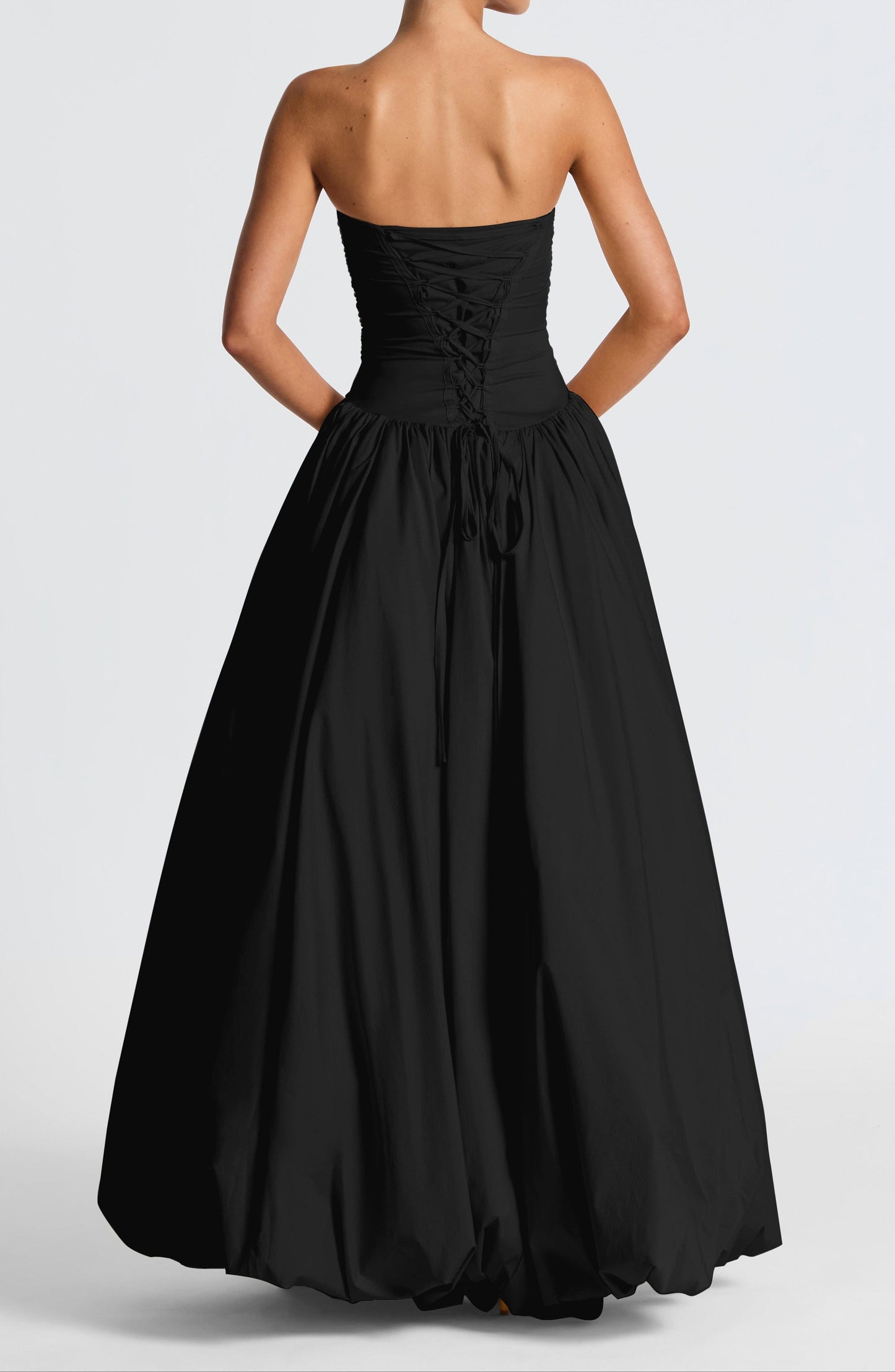 Serafina Maxikleid – Schwarz