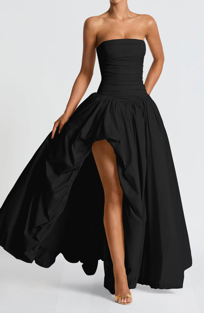 Serafina Maxikleid – Schwarz