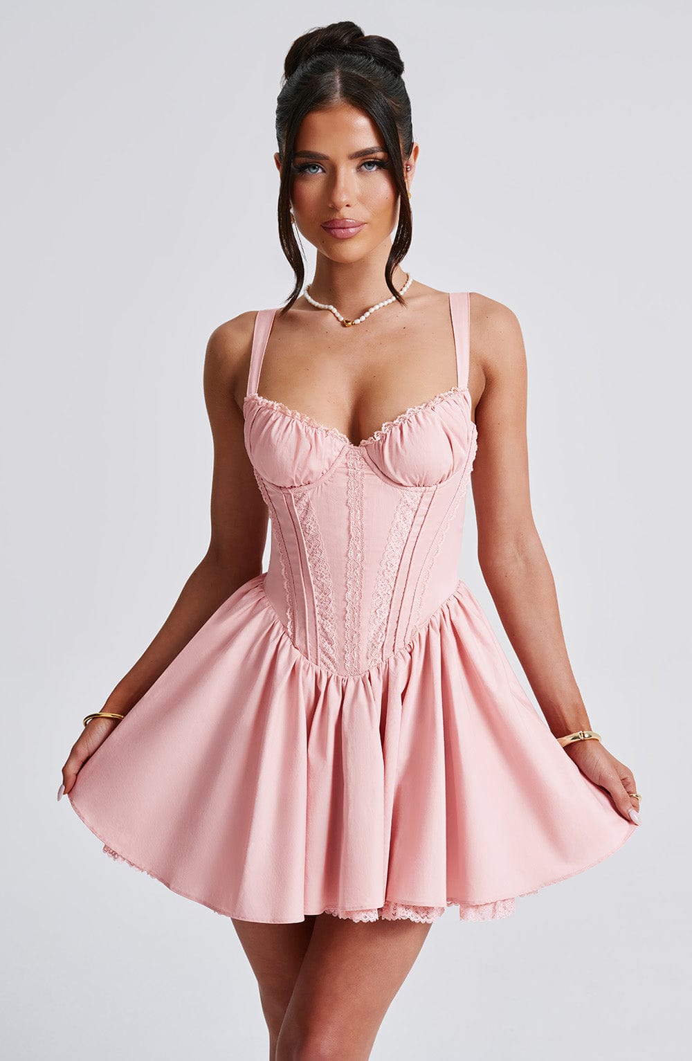 Mini-robe Micaela - Blush