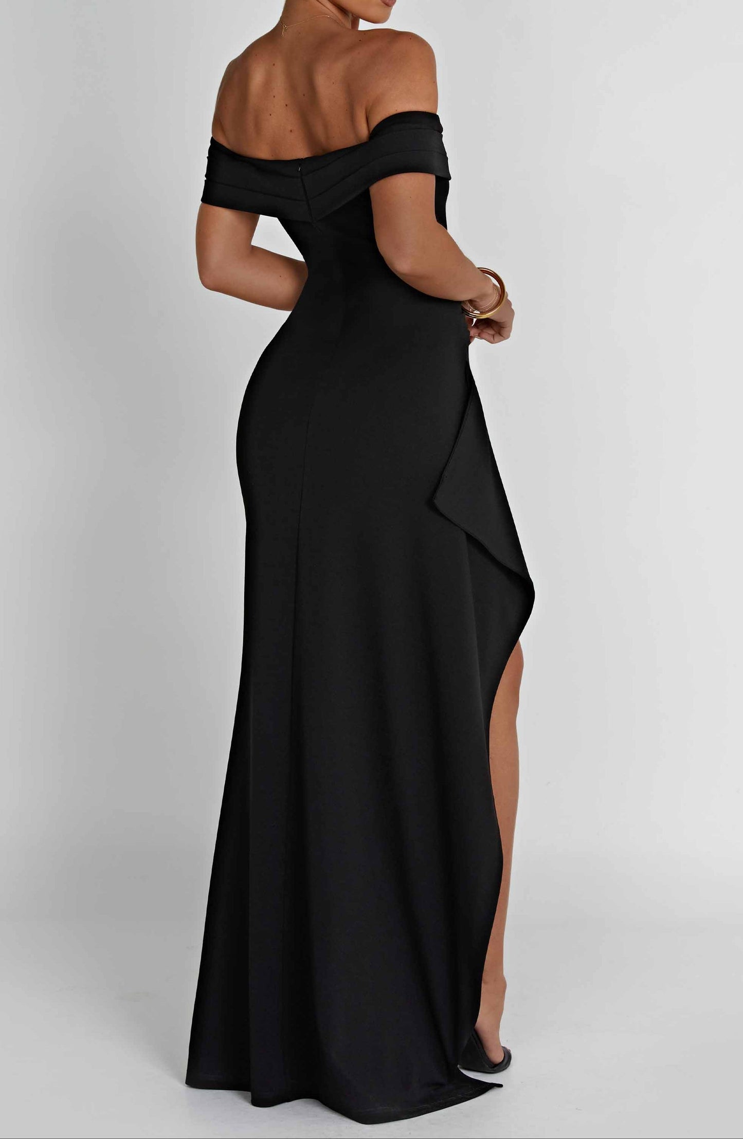 Robe longue Natala – Noire