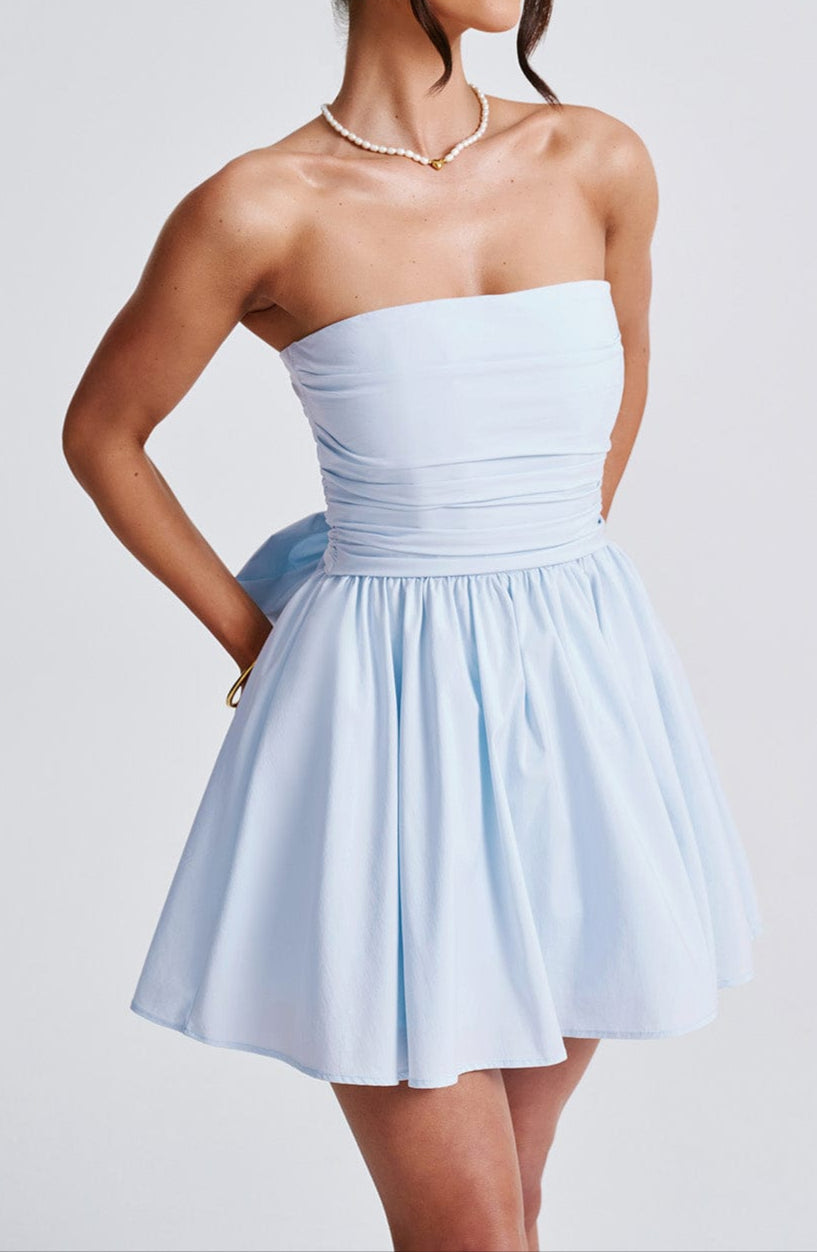 Primavera Mini Dress - Blue