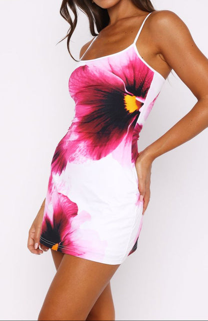 Lucia Minikleid – Violette Blüten