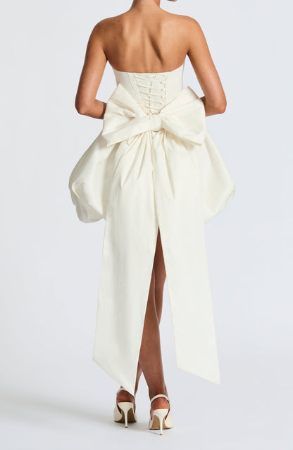 Isabetta Mini Dress – Ivory