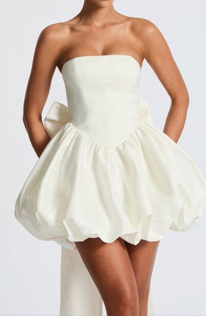 Isabetta Mini Dress – Ivory
