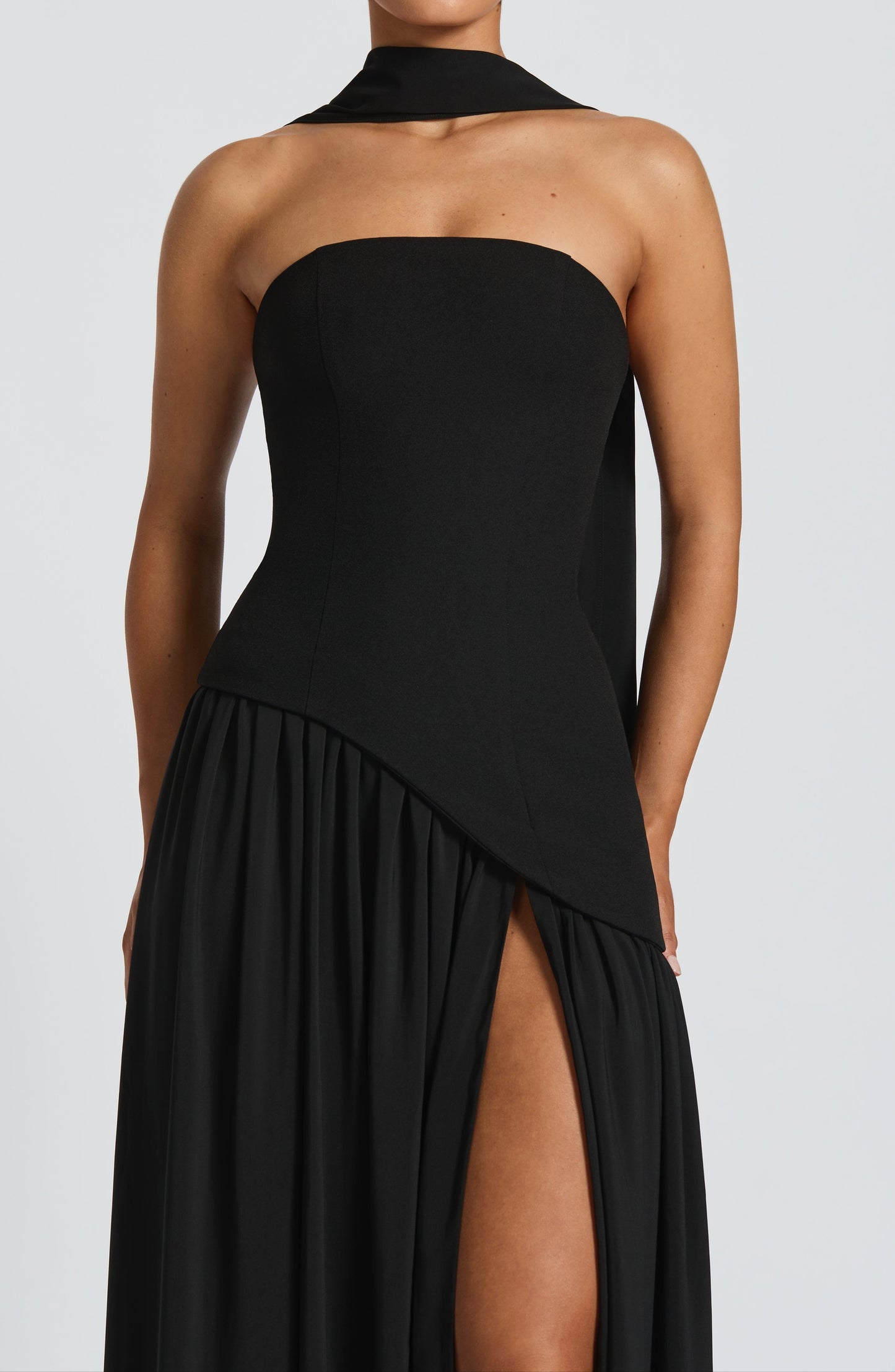 Lia Maxikleid – Schwarz