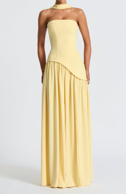 Adelina Maxi Dress – Lemon