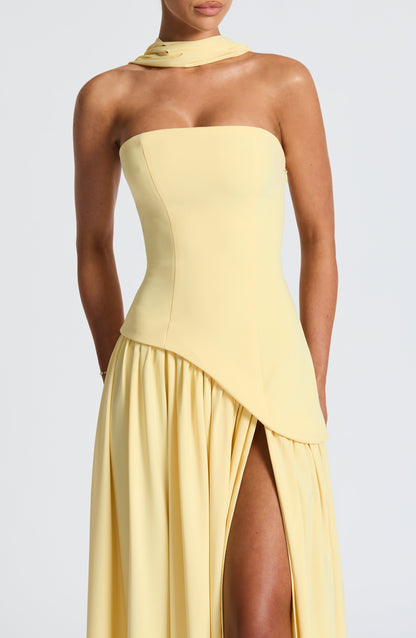 Adelina Maxi Dress – Lemon