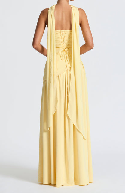 Adelina Maxi Dress – Lemon