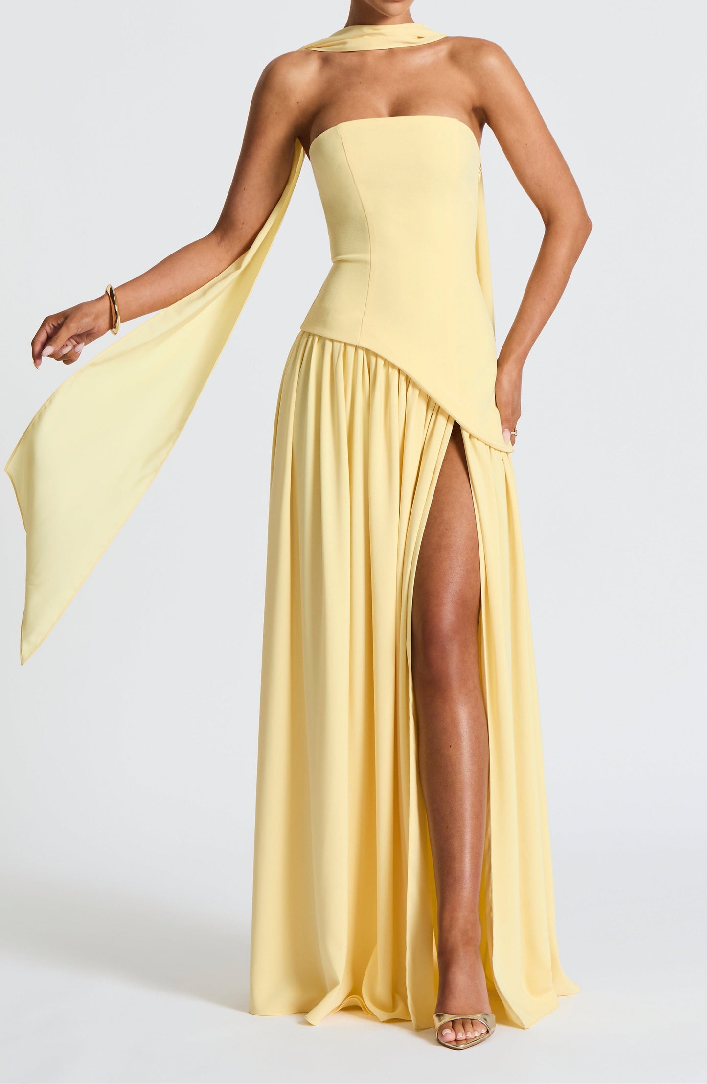 Adelina Maxi Dress – Lemon