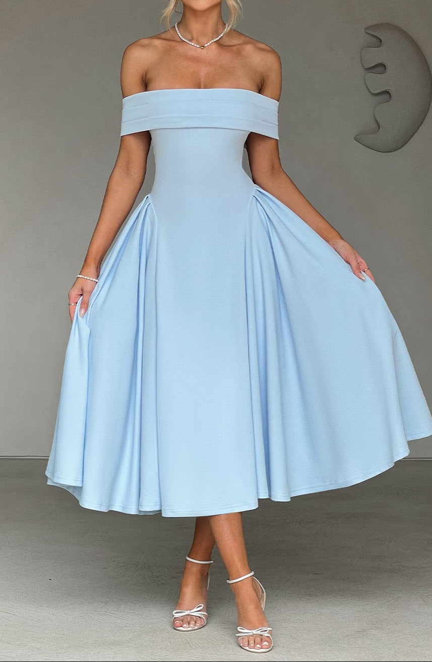 Viola Midikleid - Blau