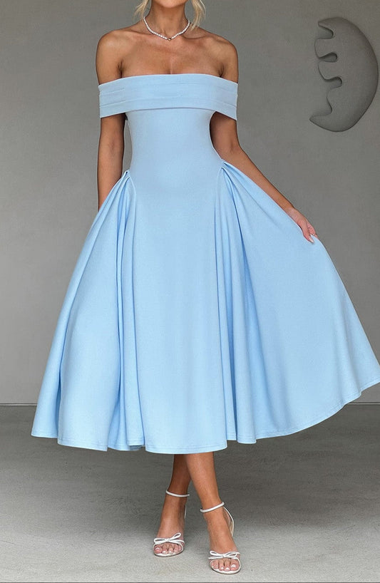 Viola Midikleid - Blau