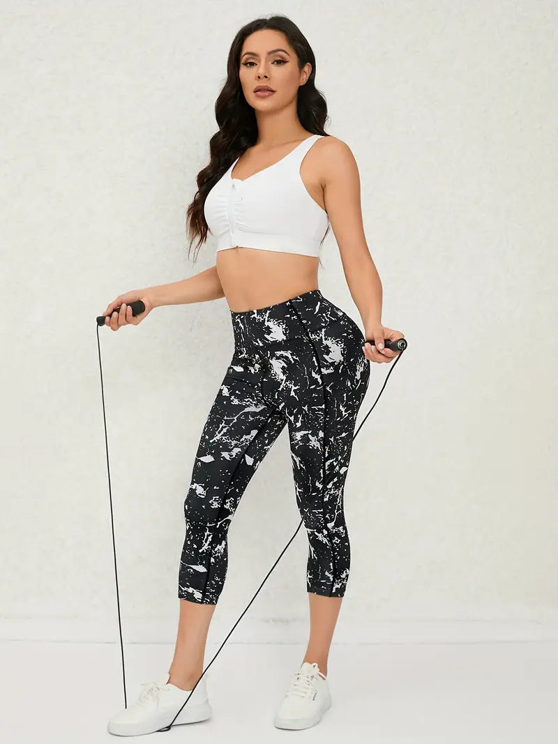 Stella - Hochleistungs-Leggings für Frauen mit Tintendruck