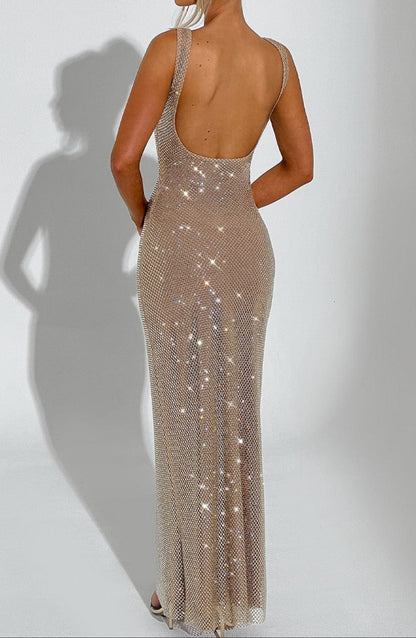 Alessia Maxikleid – Gold