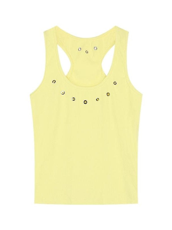 Y2K Knit Cutout Tank Top