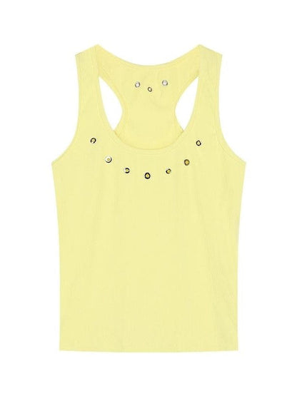 Y2K Knit Cutout Tank Top