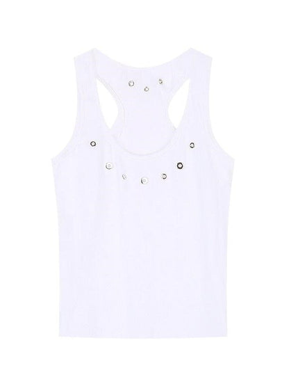 Y2K Knit Cutout Tank Top