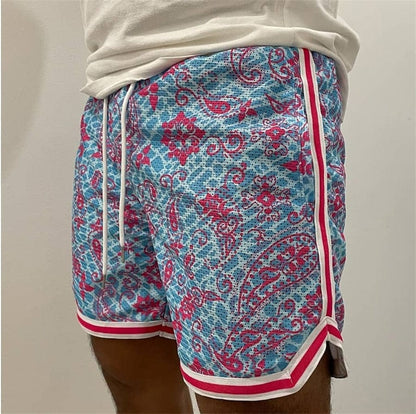 Black Paisley Shorts - Leon