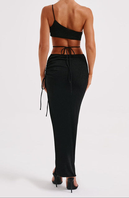 Robe longue Brio – Noire