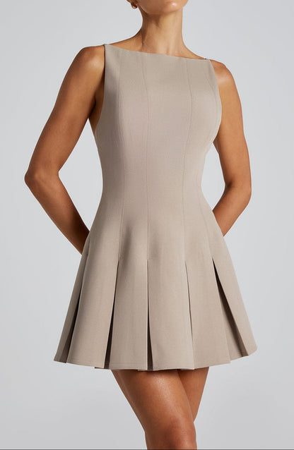 Isabella Minikleid - Taupe