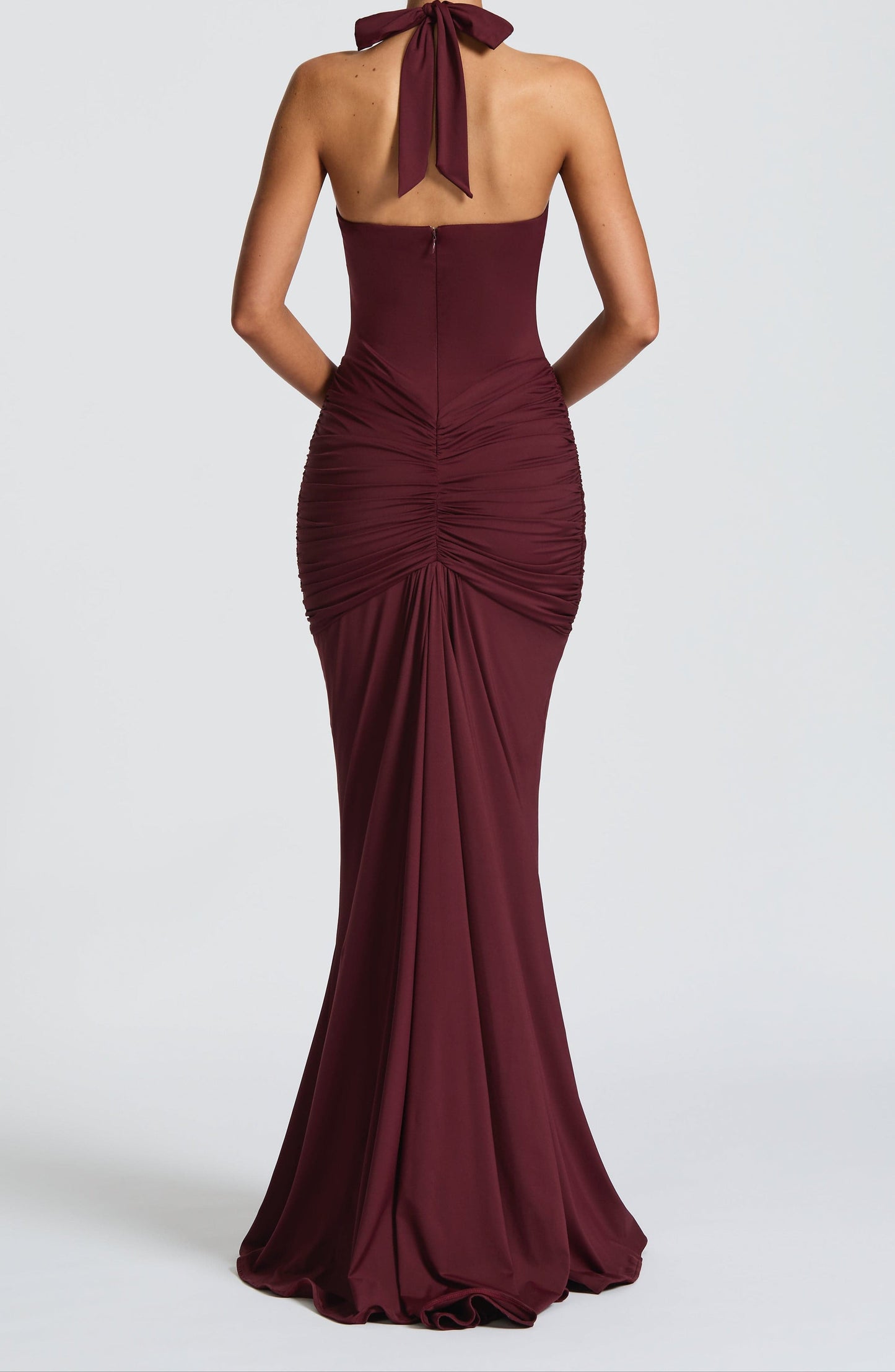 Graziana Maxikleid – Kirschlack
