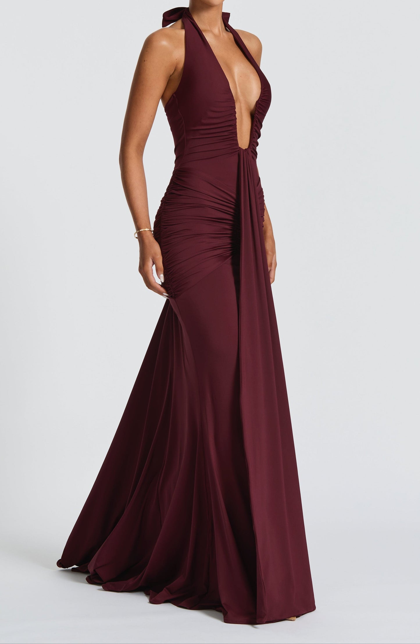 Graziana Maxikleid – Kirschlack