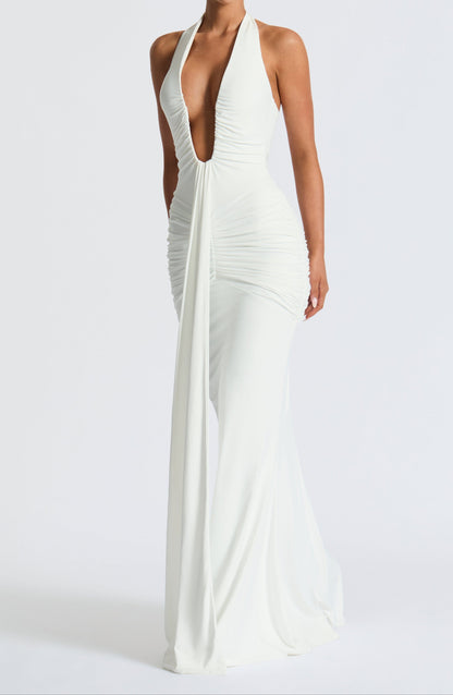 Abriana Maxi Dress – White
