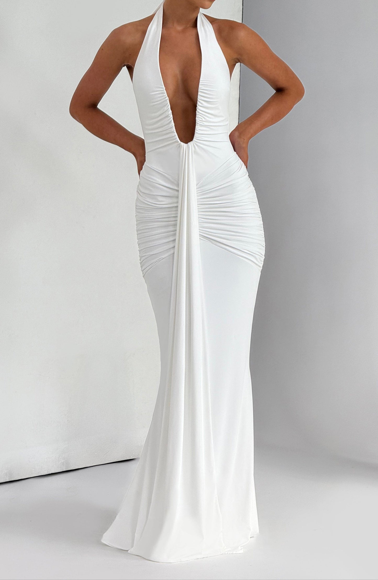 Abriana Maxi Dress – White