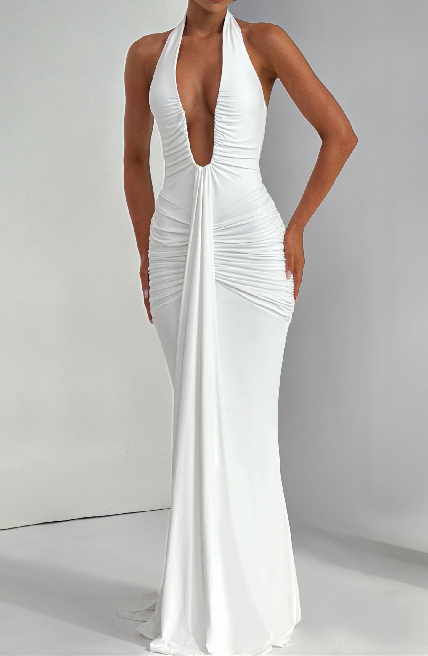 Abriana Maxi Dress – White