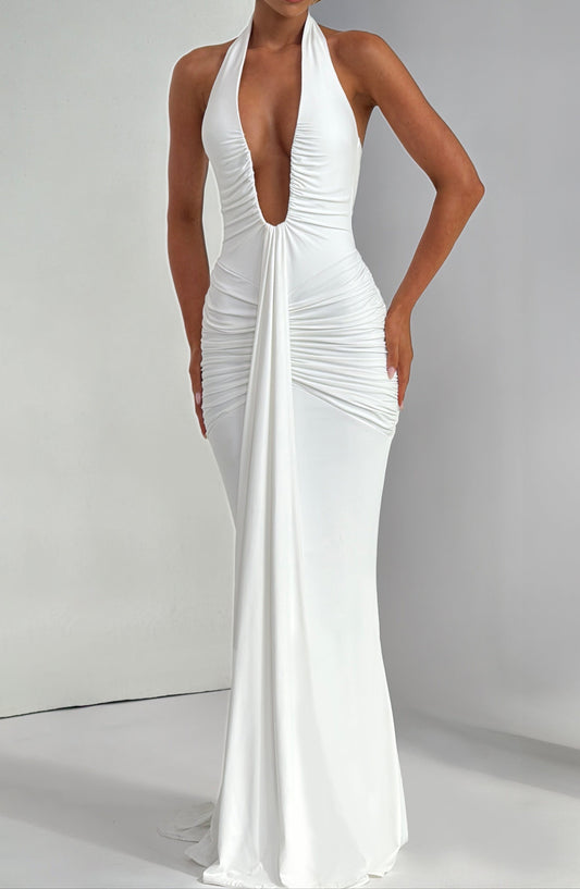Abriana Maxi Dress – White