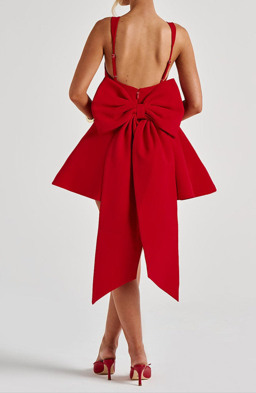 Edvige Mini Dress – Red