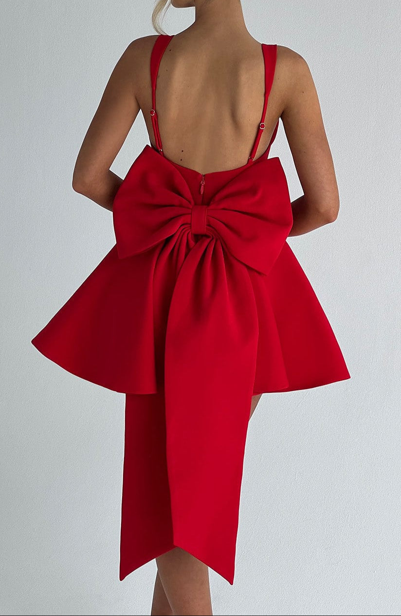 Edvige Mini Dress – Red