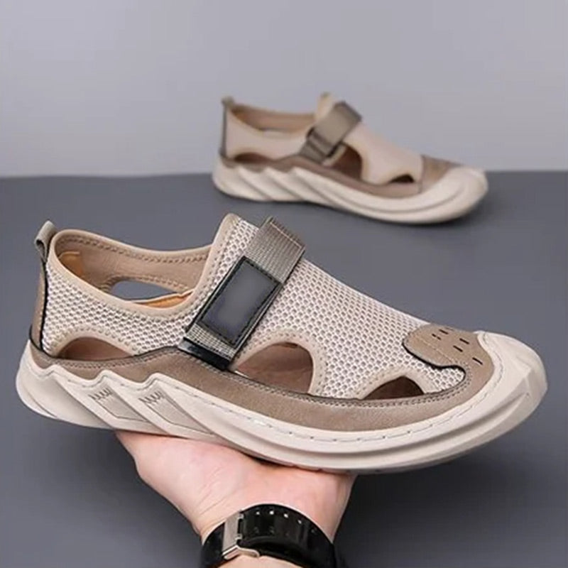 Herren Sommer Casual Breathable Mesh Soft Sole Sandalen