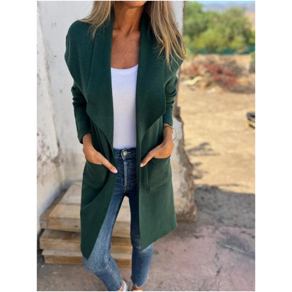 🥰Saisonale Aktion🥰Lässiger Langarm-Cardigan mit Revers