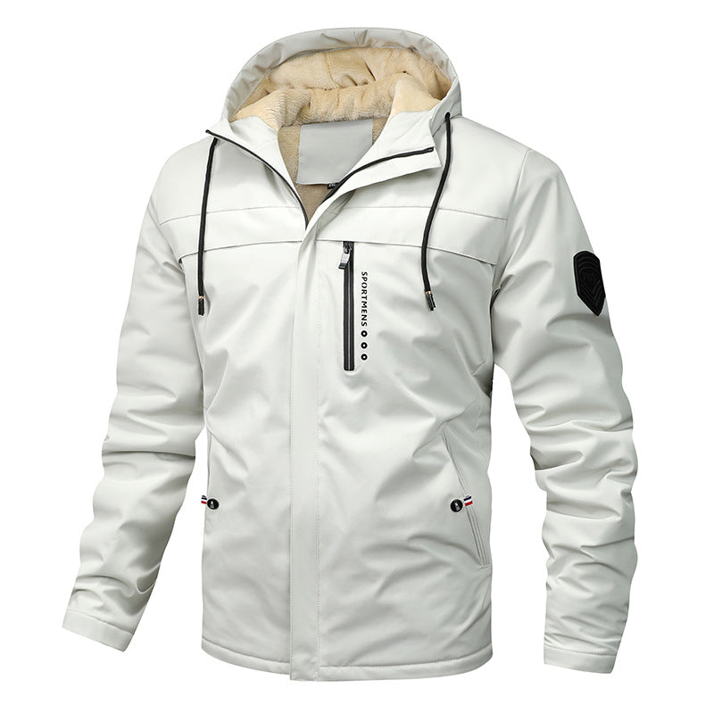 ❄️Winter Specials❄️ Herren Freizeitjacke Windbreaker mit dicker Kapuze