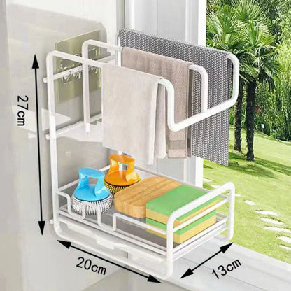 🎁50 % Rabatt & noch günstiger beim Kauf von 2 Stück!🎁Küchenlappen-Organizer und Wäscheständer