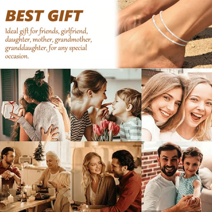 💜Zierliches wasserdichtes Fußkettchen in Schichten