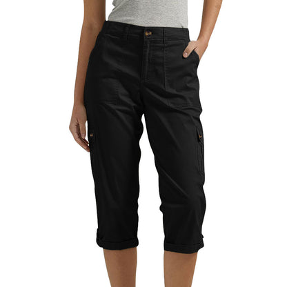 Capri Cargohose mit Taille und Falten unten und mehreren Taschen✨ Kaufen Sie 2 und erhalten Sie kostenlosen Versand