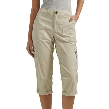 Capri Cargohose mit Taille und Falten unten und mehreren Taschen✨ Kaufen Sie 2 und erhalten Sie kostenlosen Versand