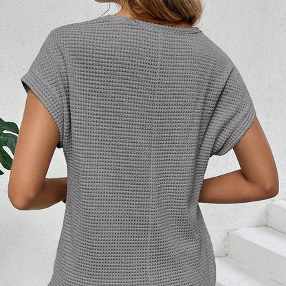 👕 LIMITIERT 50% RABATT! ✨ Gestricktes Mesh-Top – Atmungsaktiv, Weiche Maschen & 6 Erdige Farben 🍃